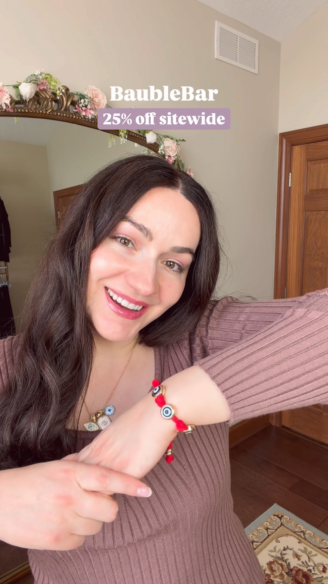 BaubleBar Big Biannual Event is live 🛍️✨ — 25% OFF sitewide! @baublebar This week only 

I’m wearing my favorites: the evil eye bracelet 🧿 with the red cord (such a fun pop of color) for spring and summer.

Such a great time to grab pieces like these while the 25% off sale is happening. Great gift ideas for Easter and Mother’s Day gift. 

#LTKSaleAlert #LTKSpringSale #LTKSeasonal