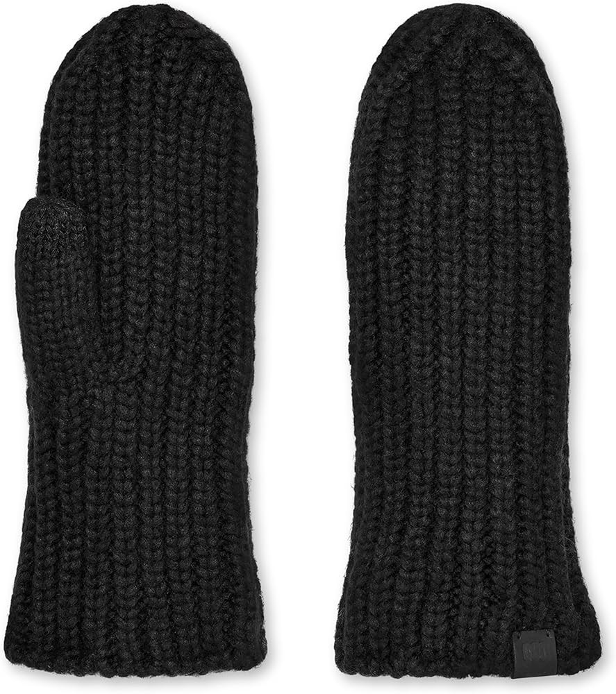 UGG Women's Chunky Rib Mitten | Amazon (US)