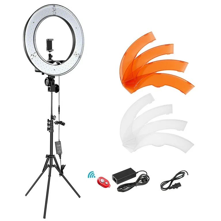 Neewer LED Ring Light and Light Stand 36W 5500K Lighting Kit | Walmart (US)