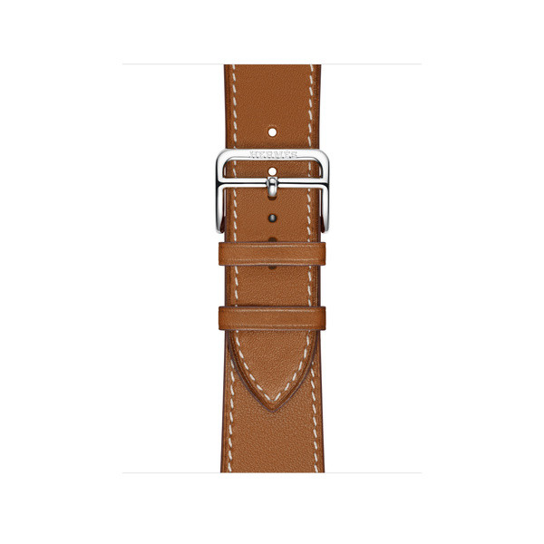 Apple Watch Herm√®s - 40mm Fauve Barénia Leather Single Tour | Apple (US)