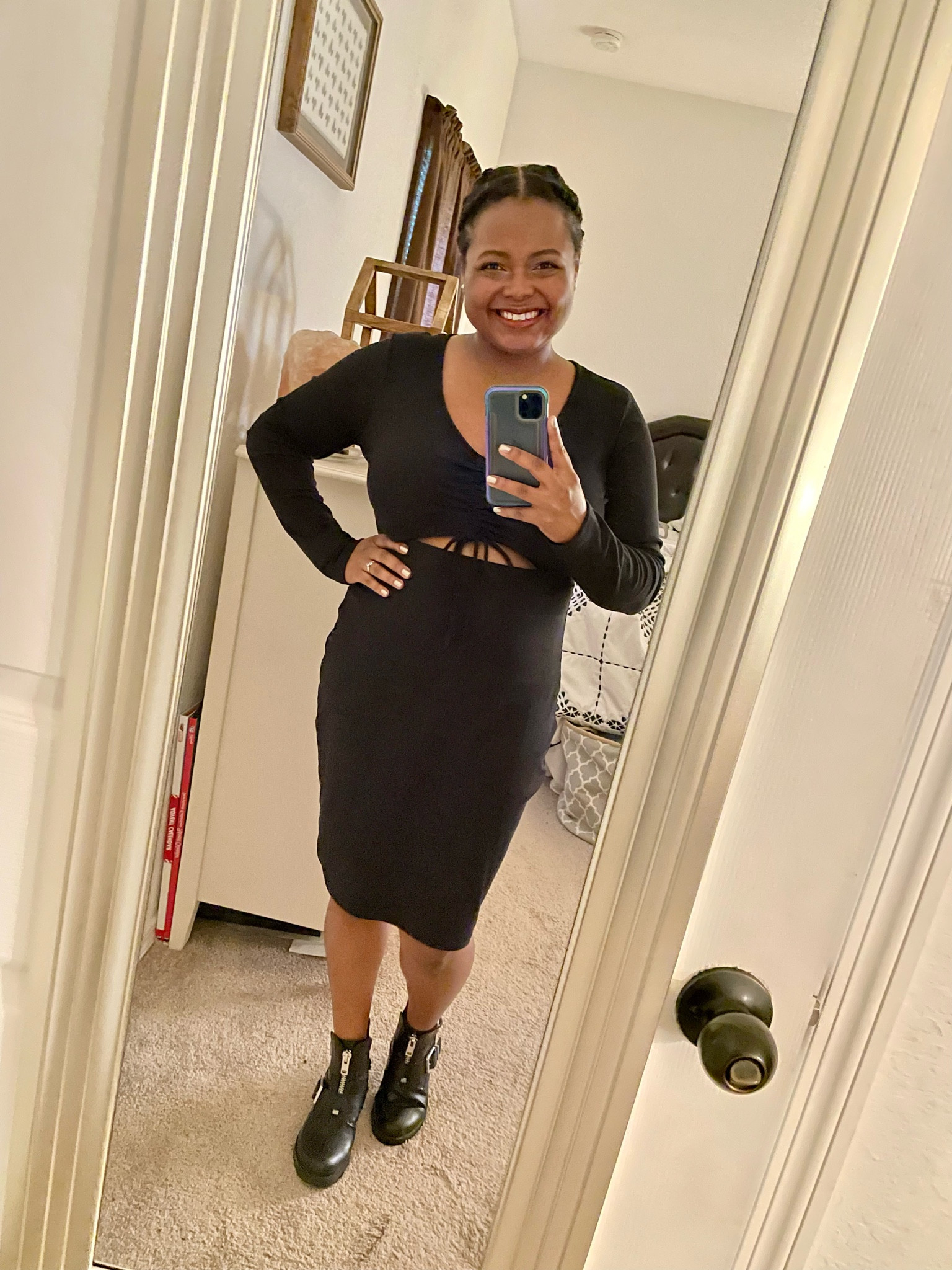 I got lucky and found this cute LBD for my promo event this week. It comes on a few other colors as well. I can’t wait to get another one. The length is perfect for my petite shape. Happy shopping friends. 🖤✨

#LTKstyletip #LTKcurves #LTKunder50