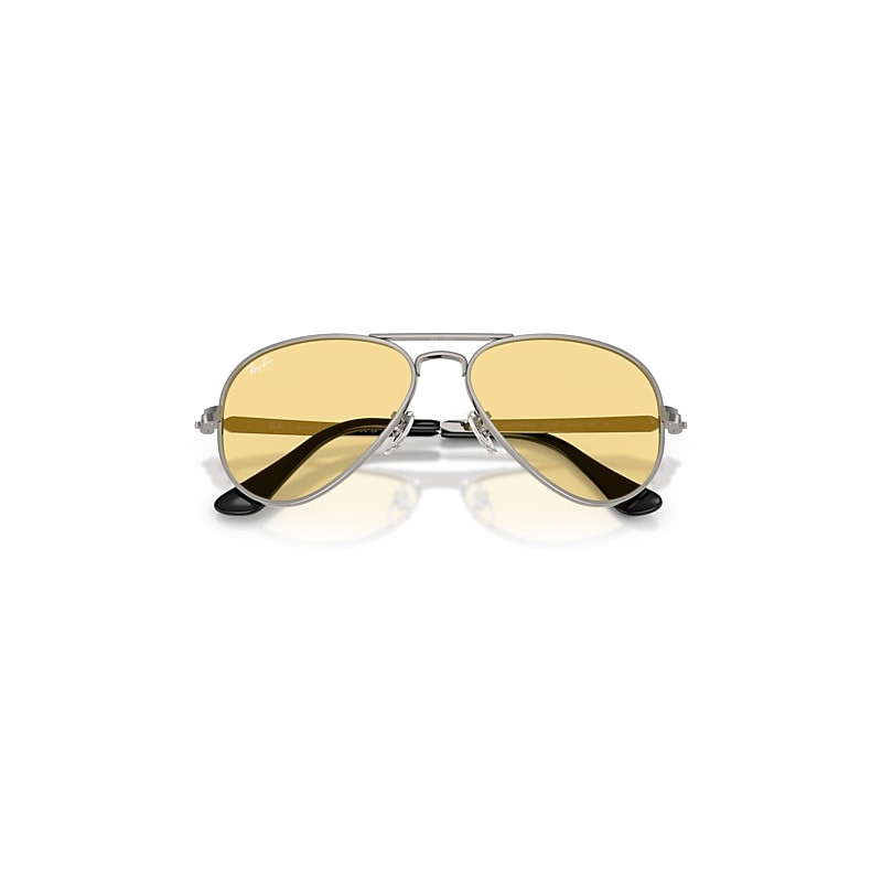 Ray-Ban Aviator Max Summer Capsule Sunglasses Gunmetal Frame Yellow Lenses 58-16 | Ray-Ban (US)