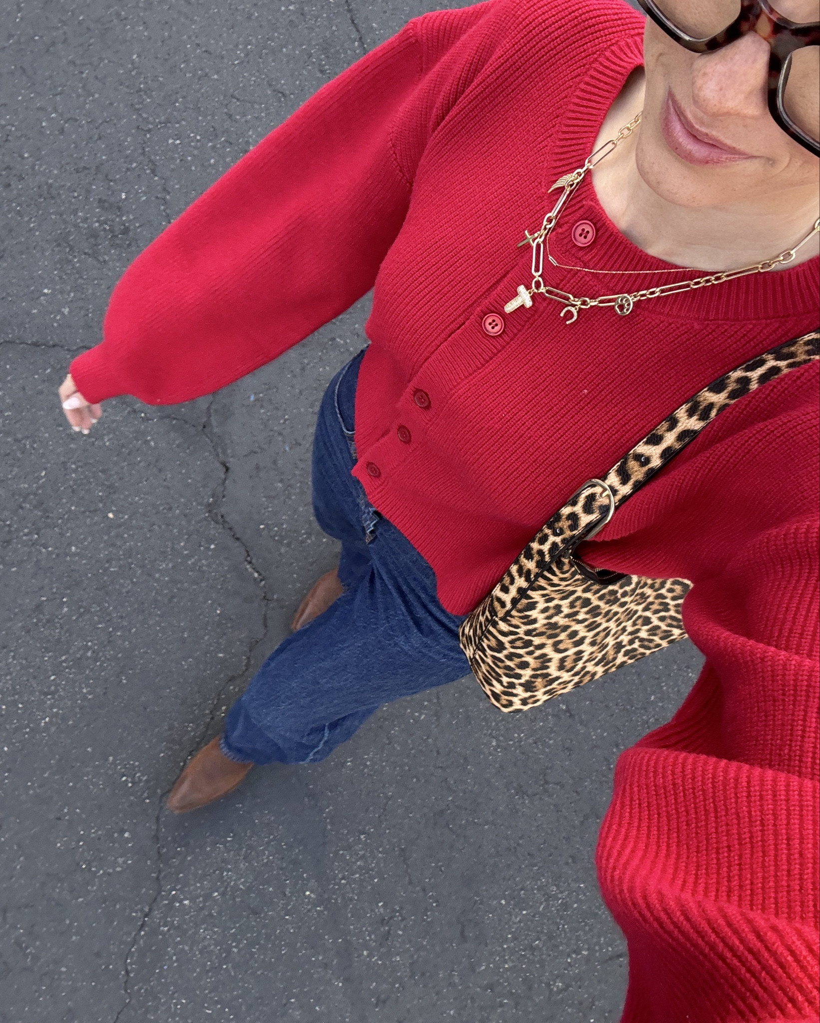 red & leopard are my new fav combo ♥️🐆🔥 this sunday’s church fit 

#LTKWorkwear #LTKStyleTip #LTKFindsUnder100
