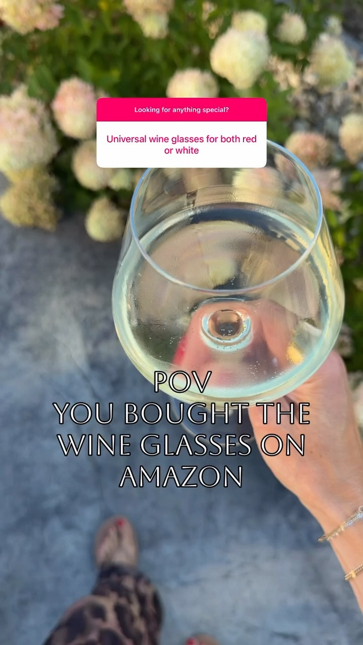 These Amazon wine glasses are such a pretty addition to a dinner table! 🍷🤎 Perfect for hosting friends, holiday dinners, or just enjoying a glass at home.

Amazon home finds, wine glasses, Amazon kitchen finds, entertaining essentials, fall hosting, dinner party ideas, glassware, holiday entertaining, home favorites, TheMomInStyle