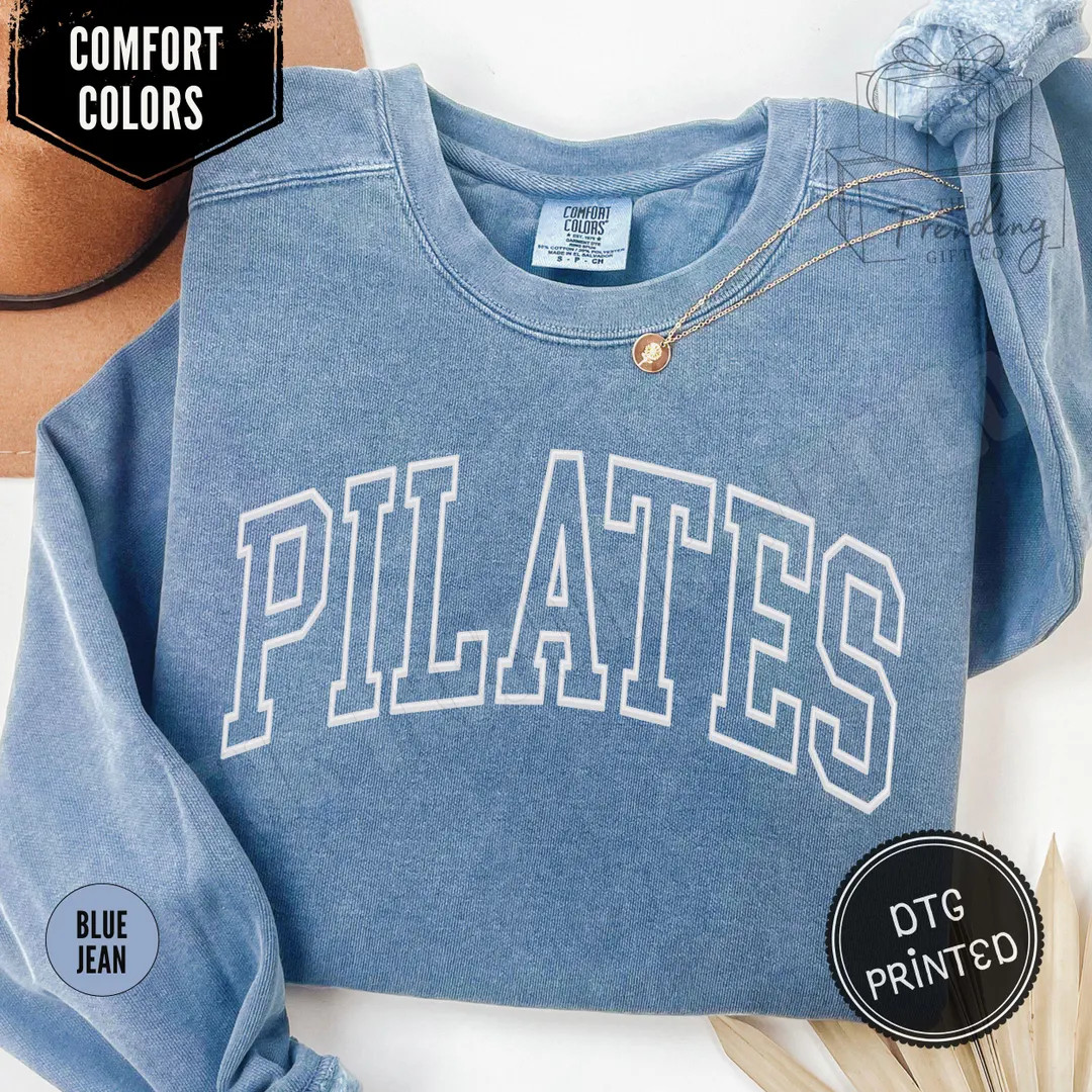 Comfort Colors Pilates Sweatshirt, Pilates Instructor Gifts, Pilates Mom Sweat Shirt, Pilates Lov... | Etsy (US)