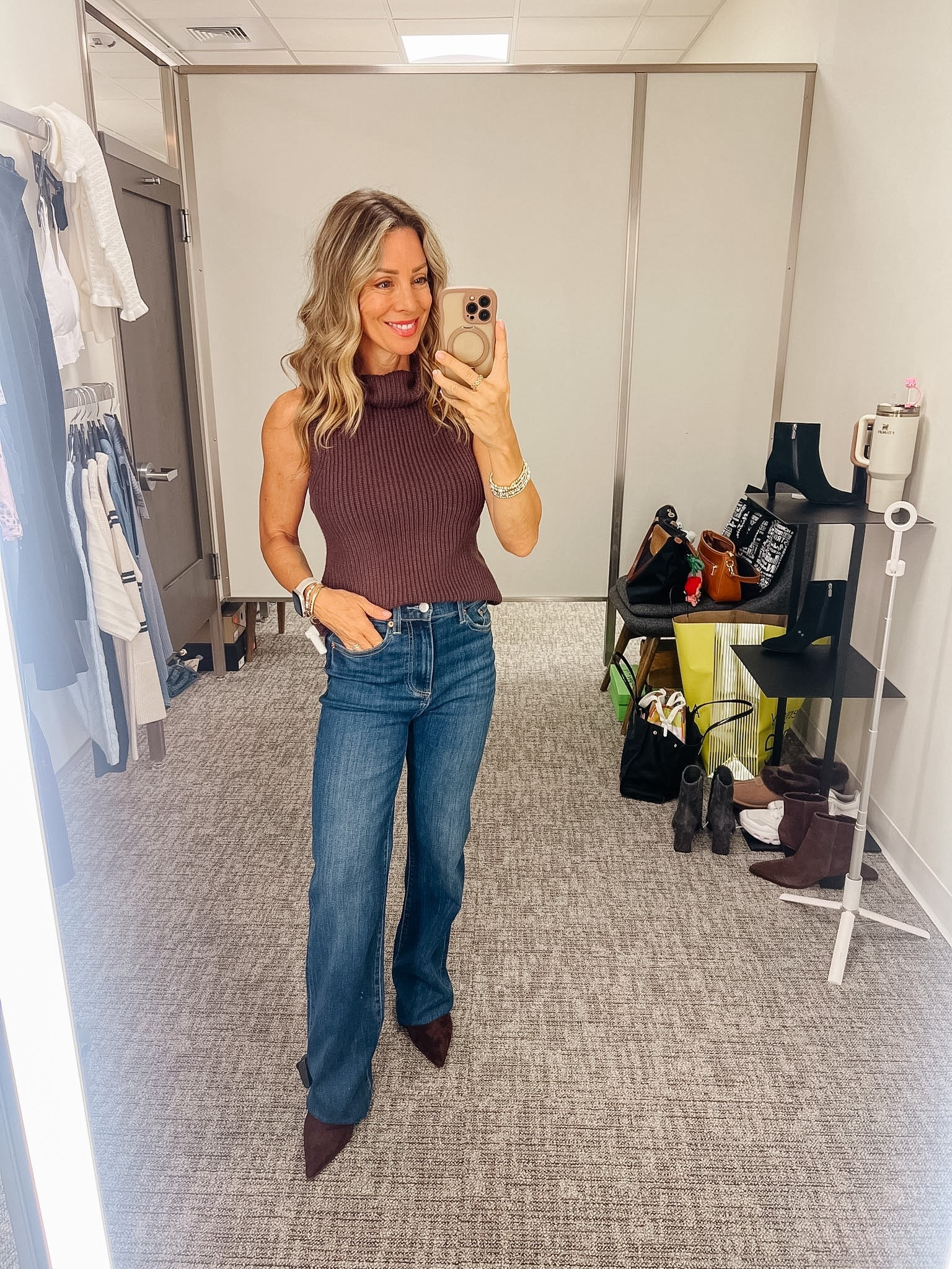 Nordstrom Anniversary Sale 

Sleeveless Sweater Top & Pistola Jeans 

Top Fit: XS | Jeans Fit: 25

#LTKOver40 #LTKSaleAlert #LTKSeasonal