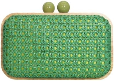Women Straw Clutch Purse Handwoven Summer Evening Bag Beach Straw Handbag Wedding Party Clutch Ba... | Amazon (US)
