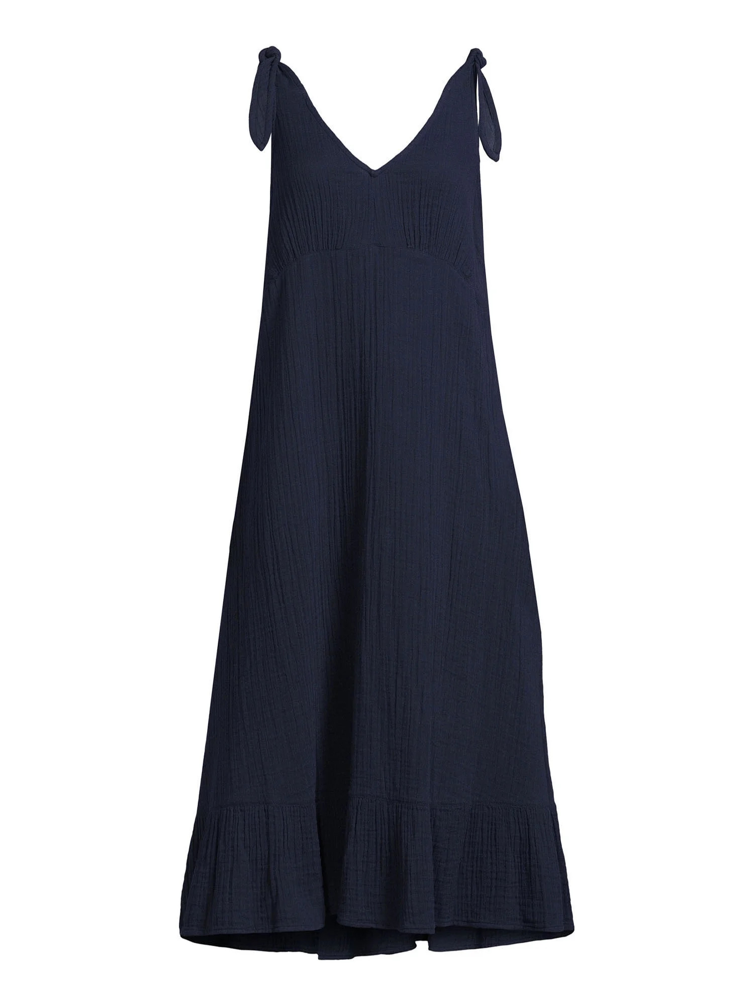 Time and Tru Short Sleeve Tiered Knit Dress for women with Pockets - Walmart.com | Walmart (US)