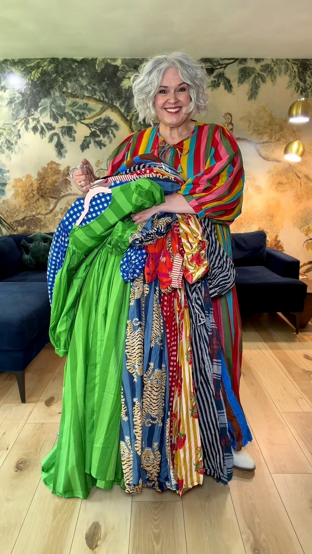 @HeatherFromBoston made me literally lol when I heard her say these are her emotional support dresses, because I truly feel exactly the same. 💖We even have some of the same patterns. 😊 All dresses are size XL 
#Over50Style #fashionover50 #DopamineDressing #summerdresses #ootd

#LTKootd #LTKOver40 #LTKMidsize
