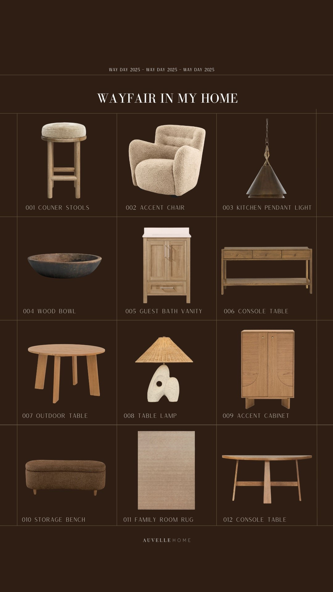 pieces in my home.

Way Day sale 4/26 + 4/28 — 
up to 80% off + free shipping 

@wayfair #wayday #wayfair #ad