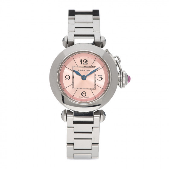 CARTIER

Stainless Steel 27mm Pasha de Cartier Quartz Watch Pink | Fashionphile
