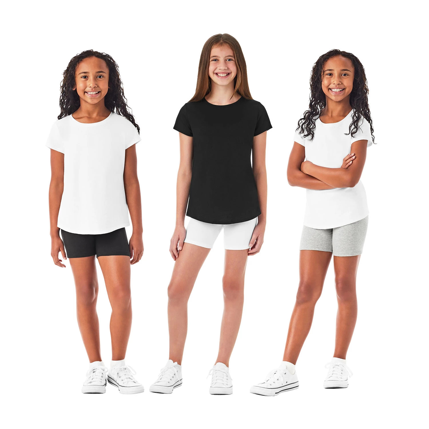 Member's Mark Girls 3 Pack Cartwheel Shorts | Sam's Club