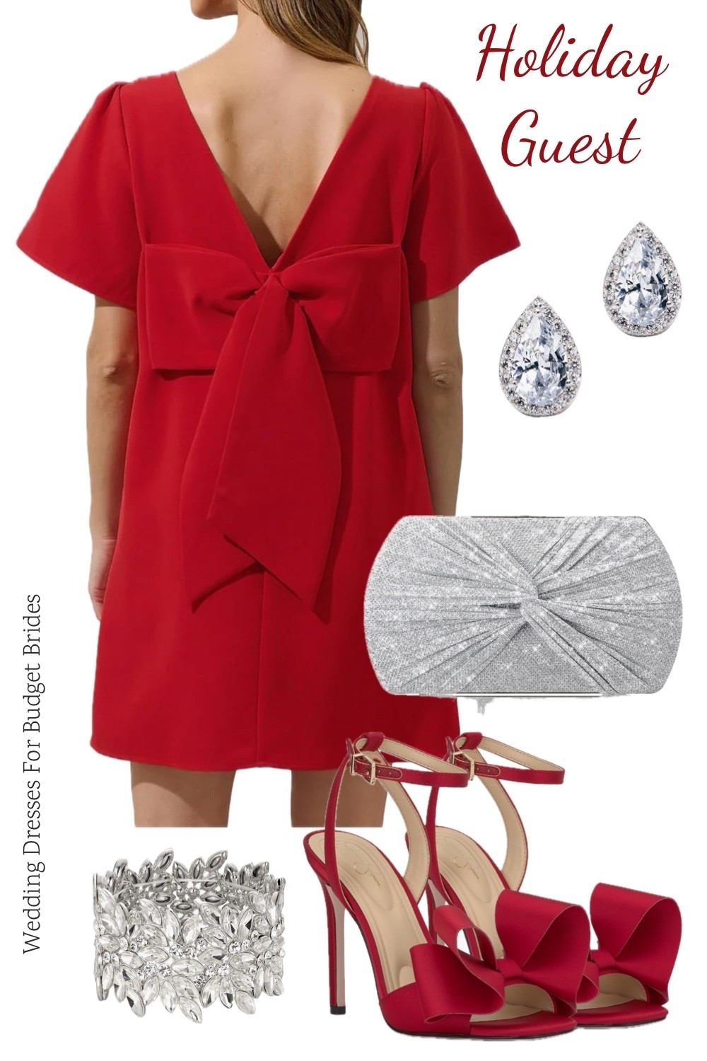 Red and silver winter, wedding guest, party, Christmas, family photos outfit idea. All on Amazon. 

#LTKWedding #LTKHoliday #LTKSeasonal