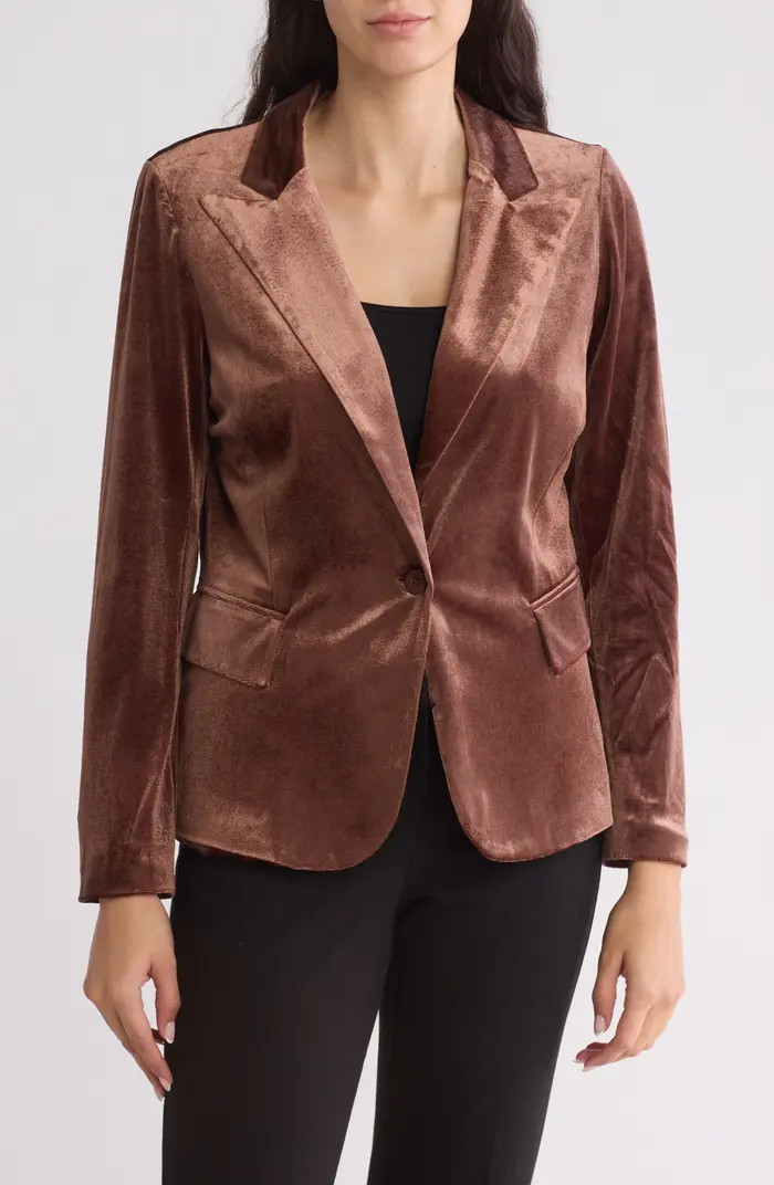 Peak Lapel Velvet Blazer | Nordstrom Rack
