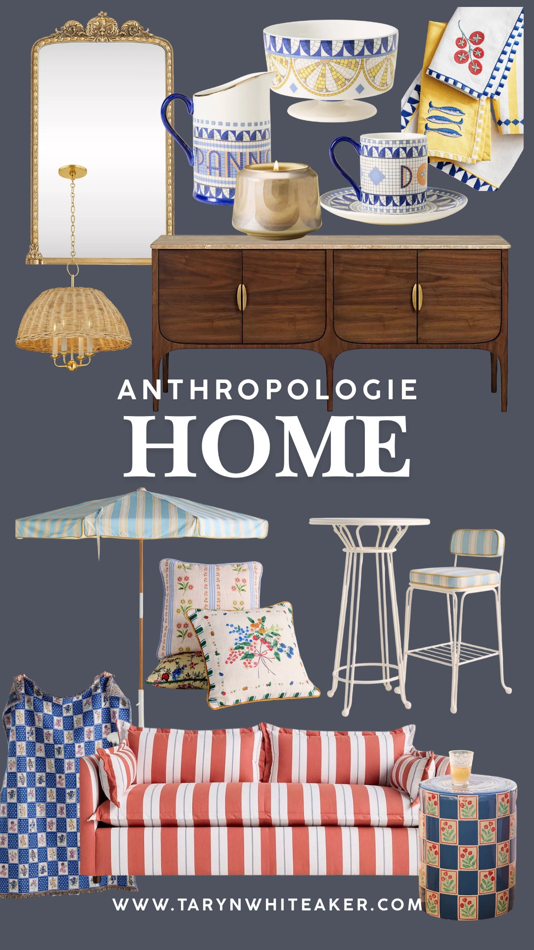 Anthro-inspired home finds that bring in all the charm. Think bold patterns, vintage-inspired details, and pieces that instantly make your space feel unique and collected. I’m especially loving the mix of blues, warm woods, and those fun statement accents.

#LTKHome #LTKSeasonal