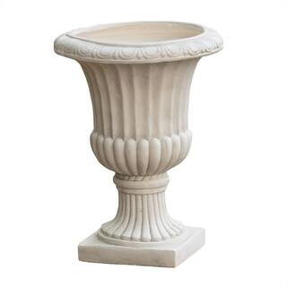 Antique White Italian 26-inch Urn Planter | The Home Depot