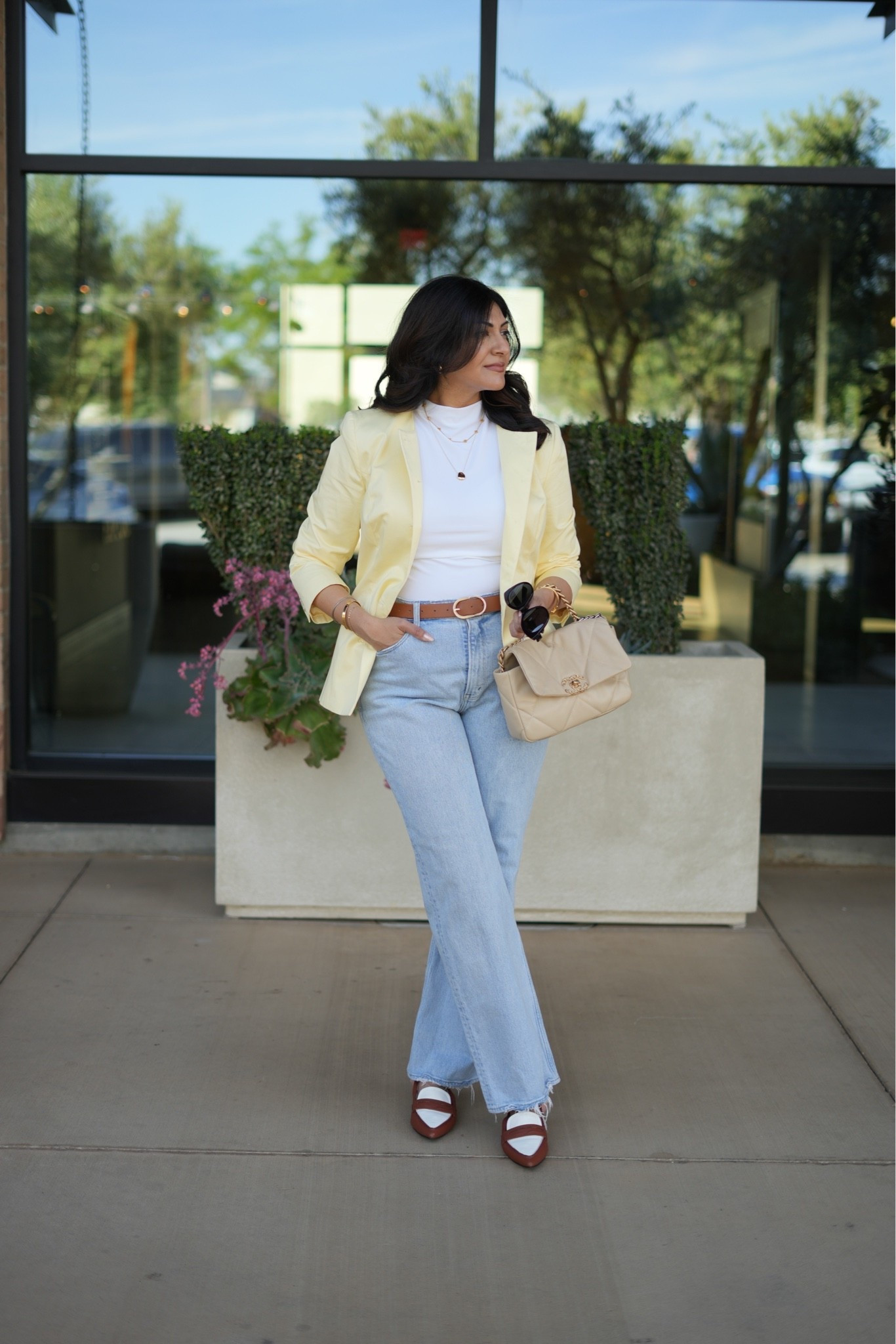 On sale @abercrombie these workwear favorites! 
Blazers, work pants and denim
 I’m wearing size 30 jeans and large in top and blazer. 

#workwear #businesscasual #summeroutfit #officeoutfit #summerworkoutfits

#LTKxAbercrombie #LTKootd #LTKWorkwear