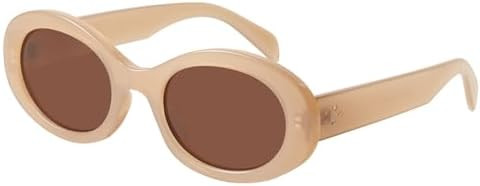 mosanana Oval Sunglasses for Women 90s Vintage Chunky Frame MS52371 | Amazon (US)