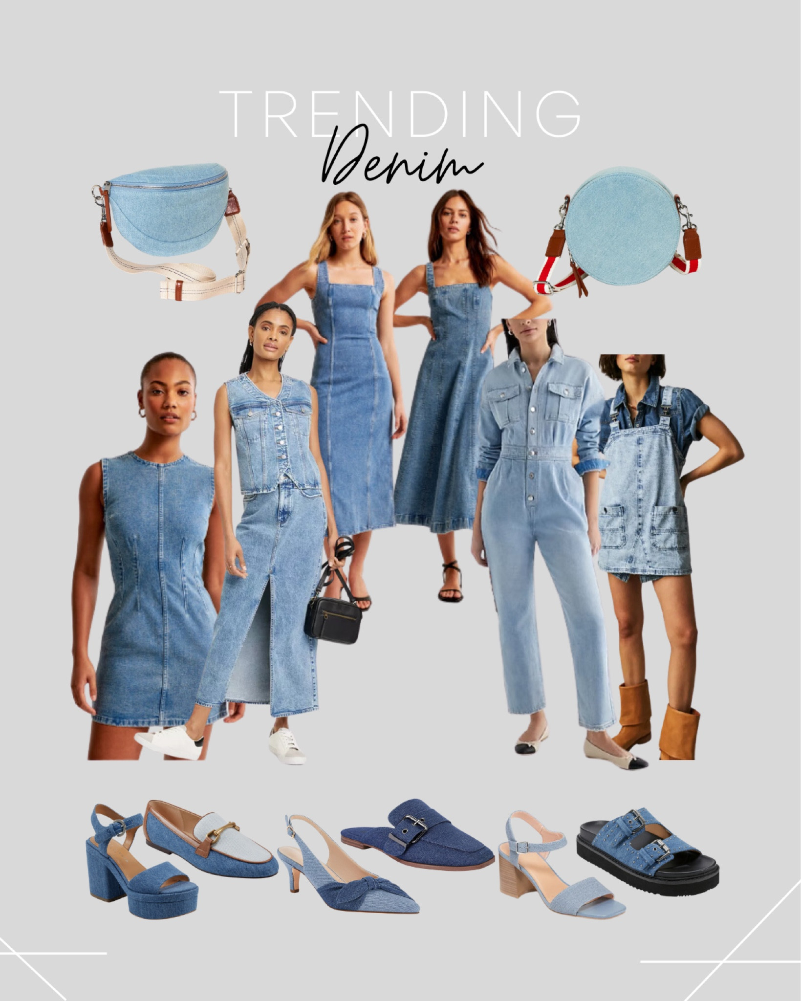 Trending - DENIM  

Denim dress, denim shoes, denim bag

#LTKfindsunder50 #LTKsalealert #LTKshoecrush
