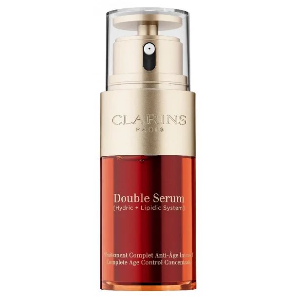 ($89 Value) Clarins Double Serum Complete Age Control Concentrate Facial Serum, 1 Oz | Walmart (US)