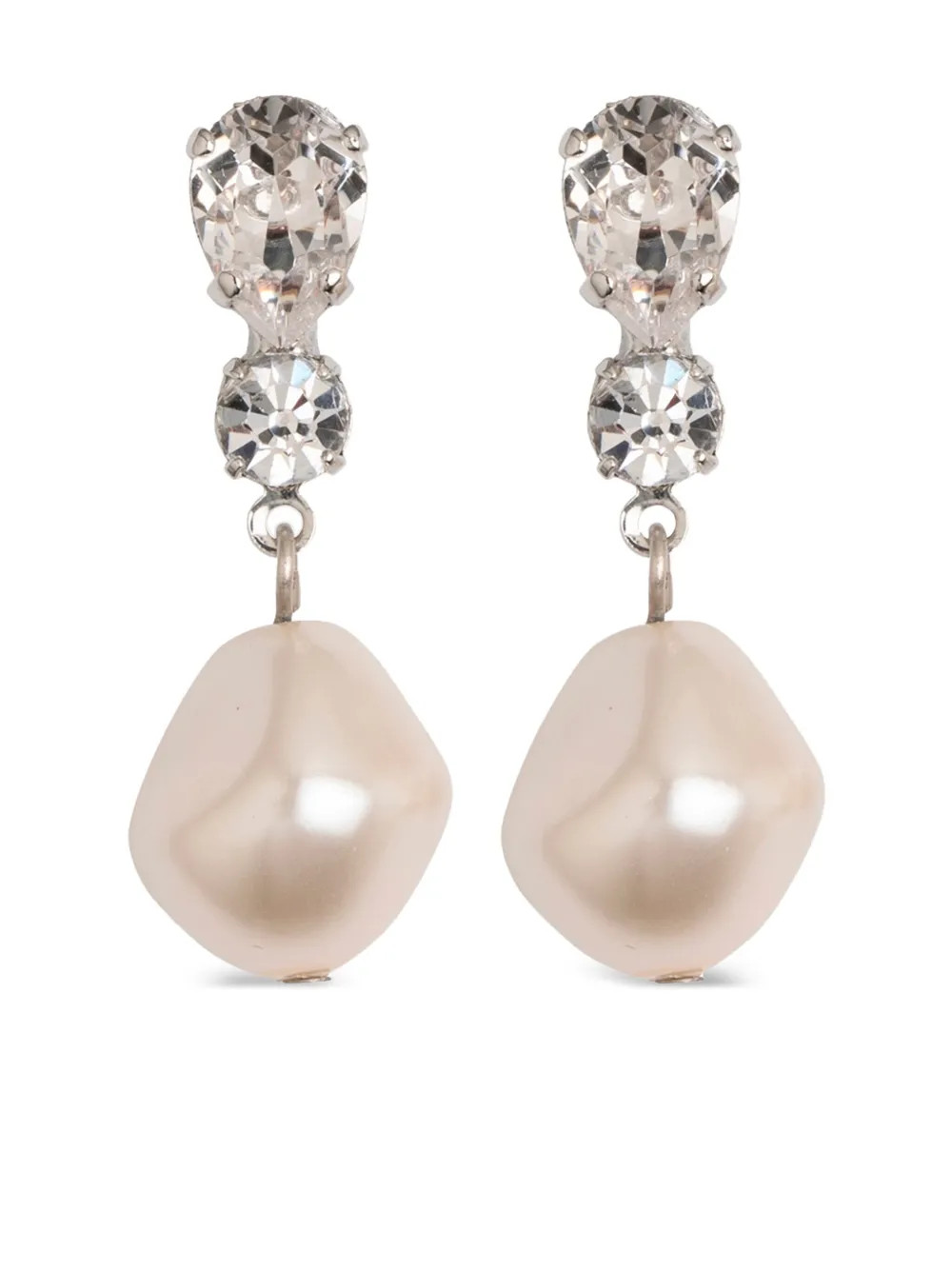 Jennifer Behr Kristina Earrings  | White | FARFETCH FR | Farfetch Global