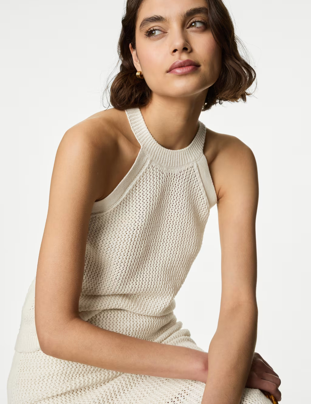 Cotton Rich Textured Knitted Top | Marks & Spencer (UK)