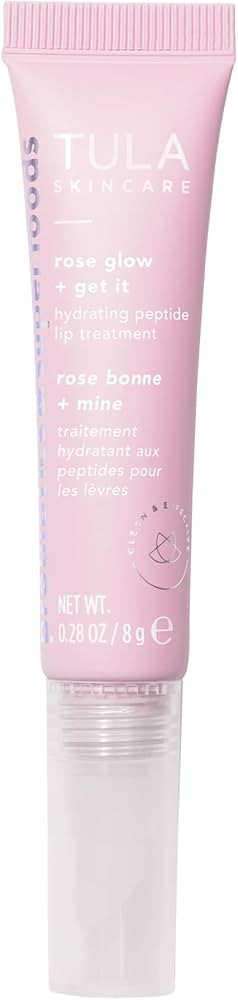 TULA Skin Care Rose Glow + Get It Lip Balm - Hydrating Peptide Lip Treatment with Hyaluronic Acid... | Amazon (US)