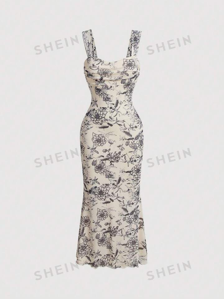SHEIN MOD Floral Print Cami Dress | SHEIN