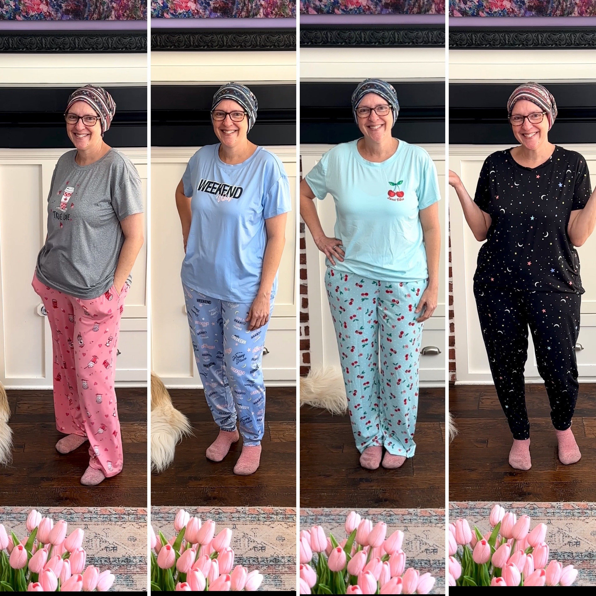 Cute and comfy spring pajamas from @walmartfashion 🌸 #WalmartPartner #WalmartFashion

#LTKOver40 #LTKSeasonal #LTKStyleTip