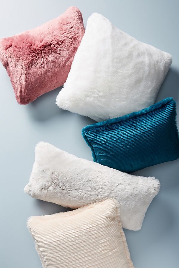 Fireside Faux Fur Pillow | Anthropologie (US)