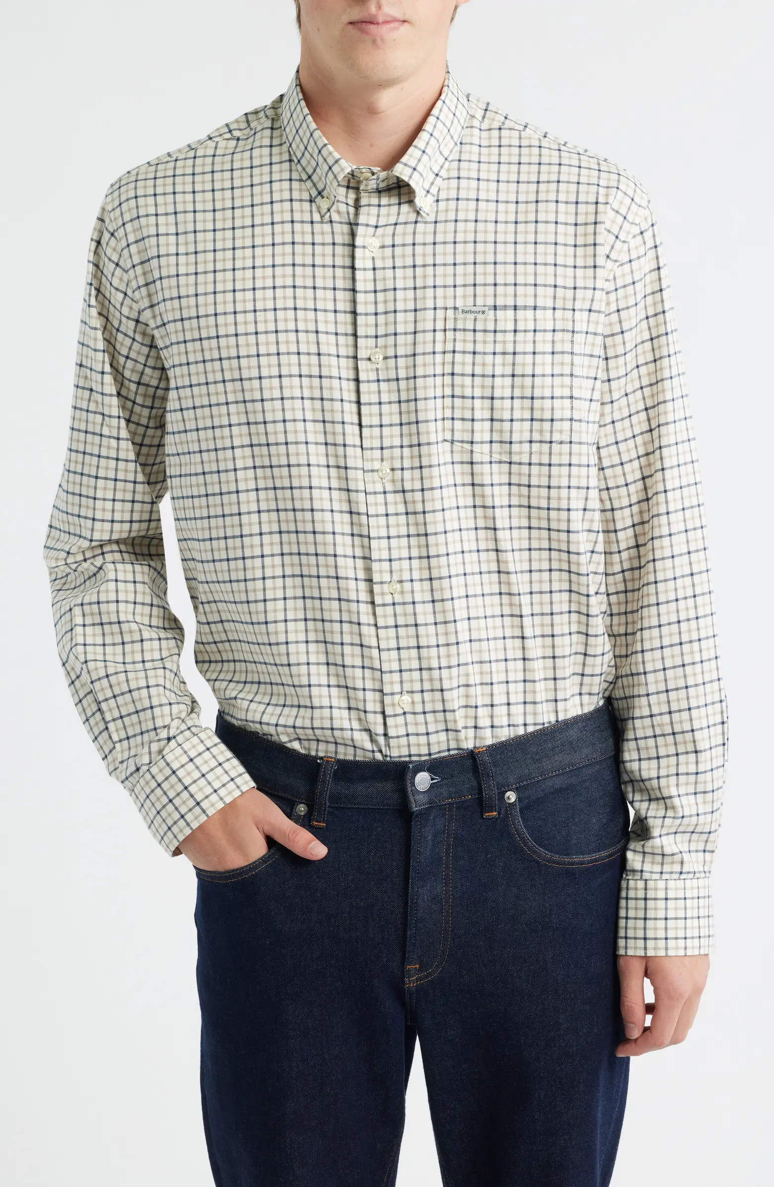 Preston Regular Fit Tattersall Button-Down Shirt | Nordstrom