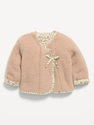 Wrap-Front Sherpa Jacket for Baby | Old Navy (US)