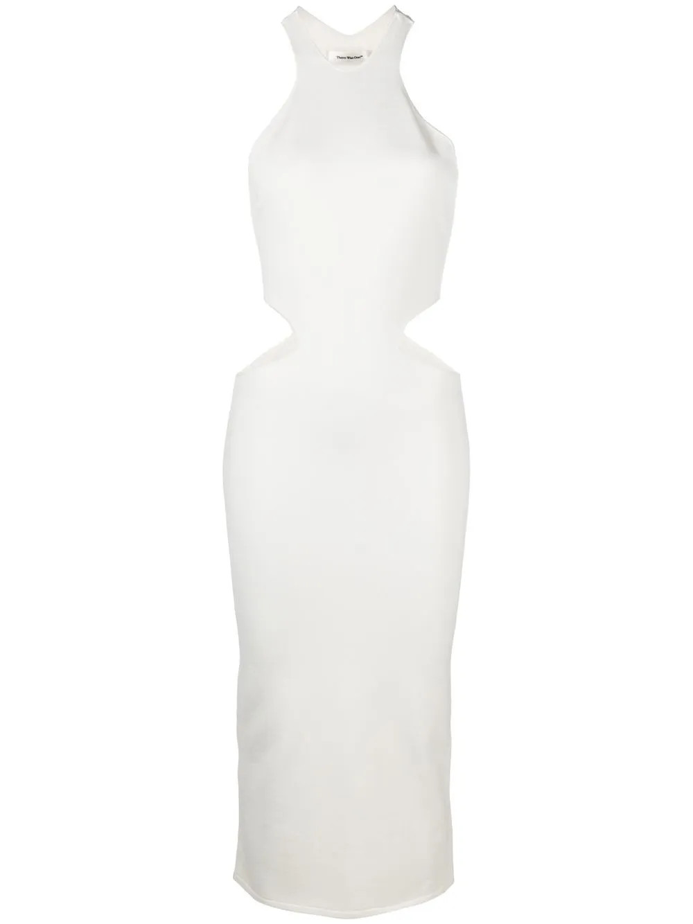 There Was One cut-out Knitted Midi Dress - Farfetch | Farfetch Global