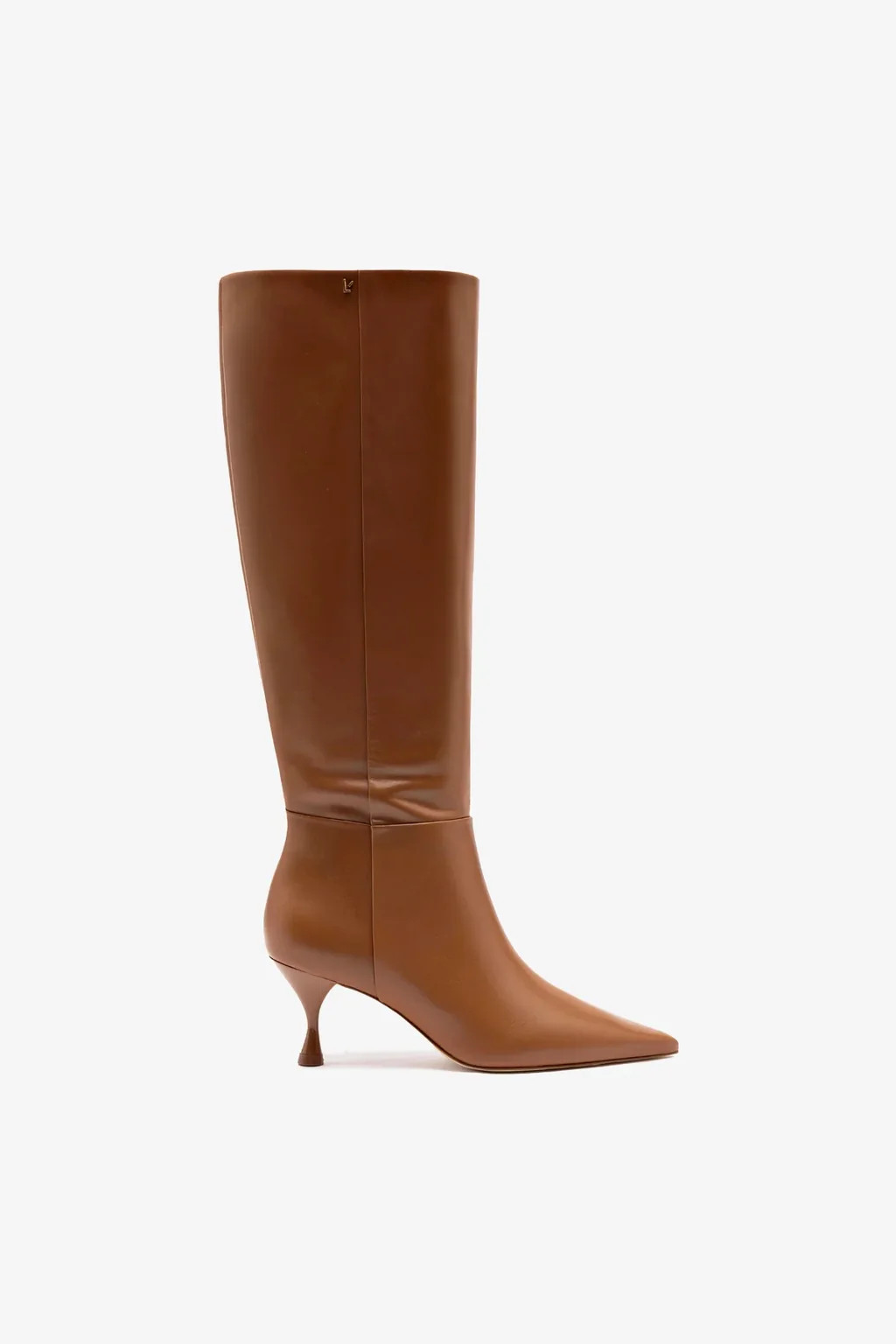 Georgia Boot In Caramel Leather | Larroude