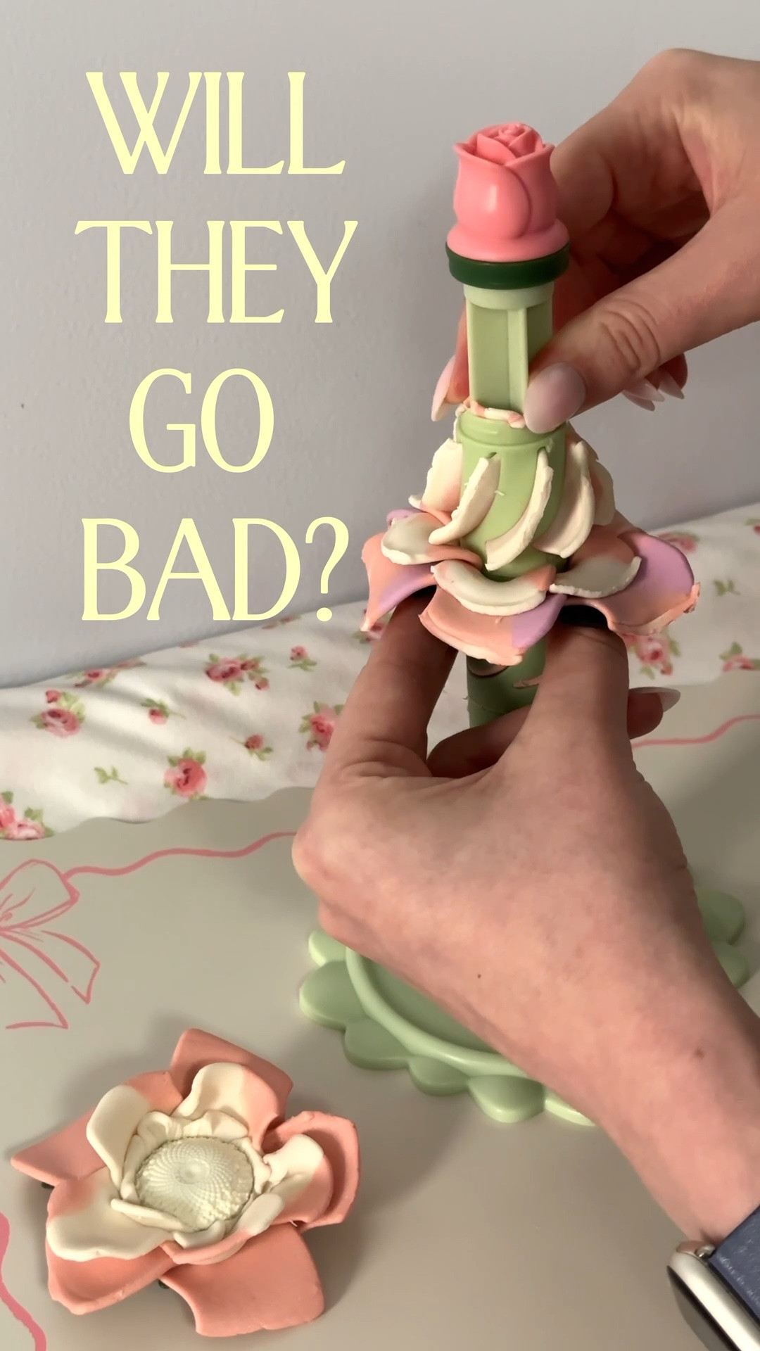 will the @Play-Doh flowers go bad? 🌸 I got a few questions on the last video about if the clay would crack/get moldy/etc - so far so good, but I’ll definitely keep you updated! The spray seems a lot like watered down mod podge to me. #playdohblooms #pinterestaesthetic #easycraft #whimsicalaesthetic #claycrafts

#LTKdayinmylife #LTKselfcare #LTKvlog