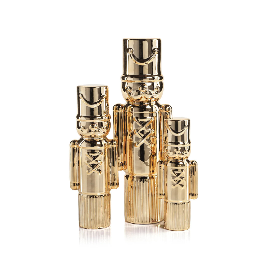 Gold Ceramic Nutcrackers | Modern Locke