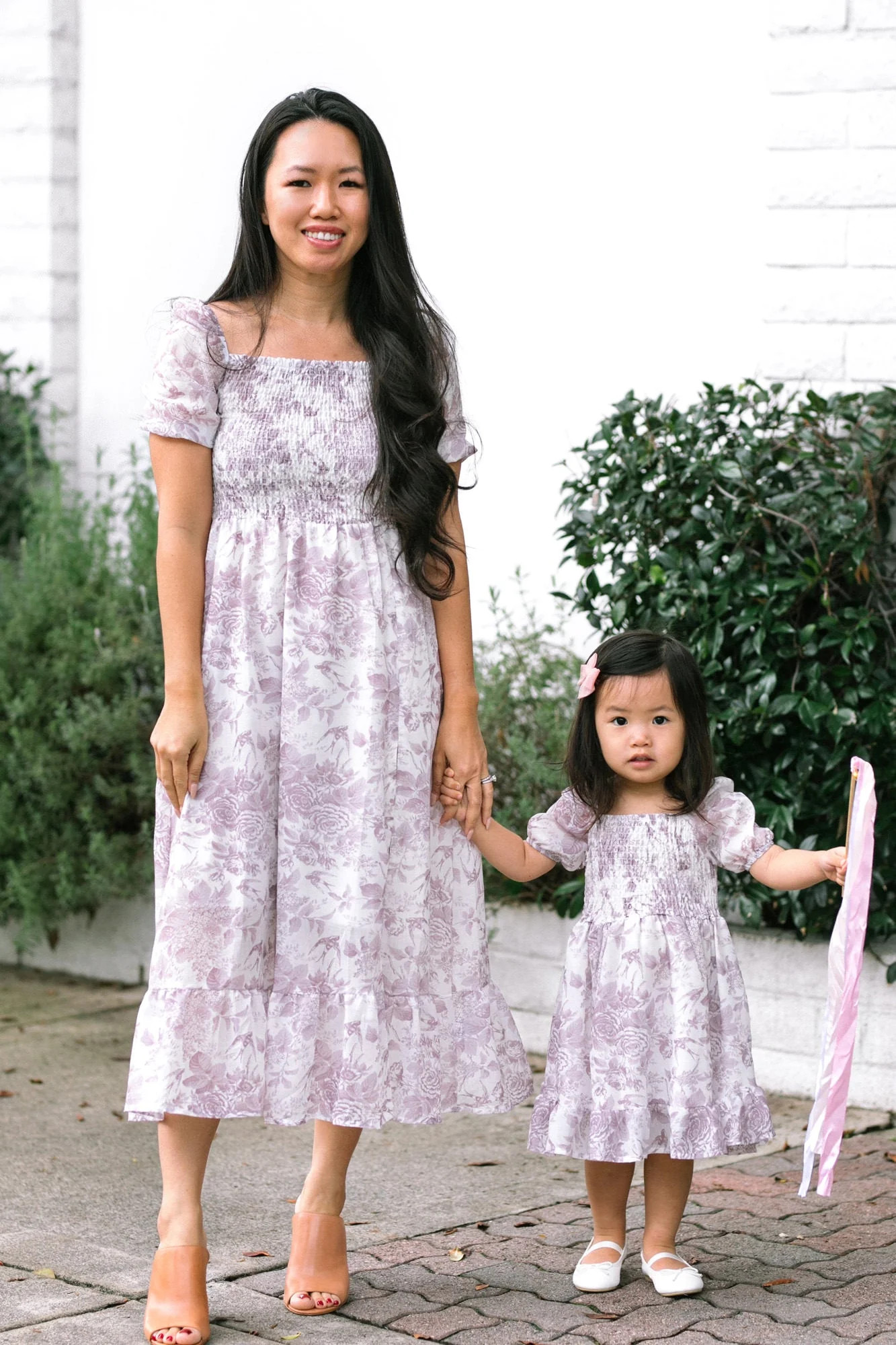 Marie Smocked Midi Dress | Morning Lavender