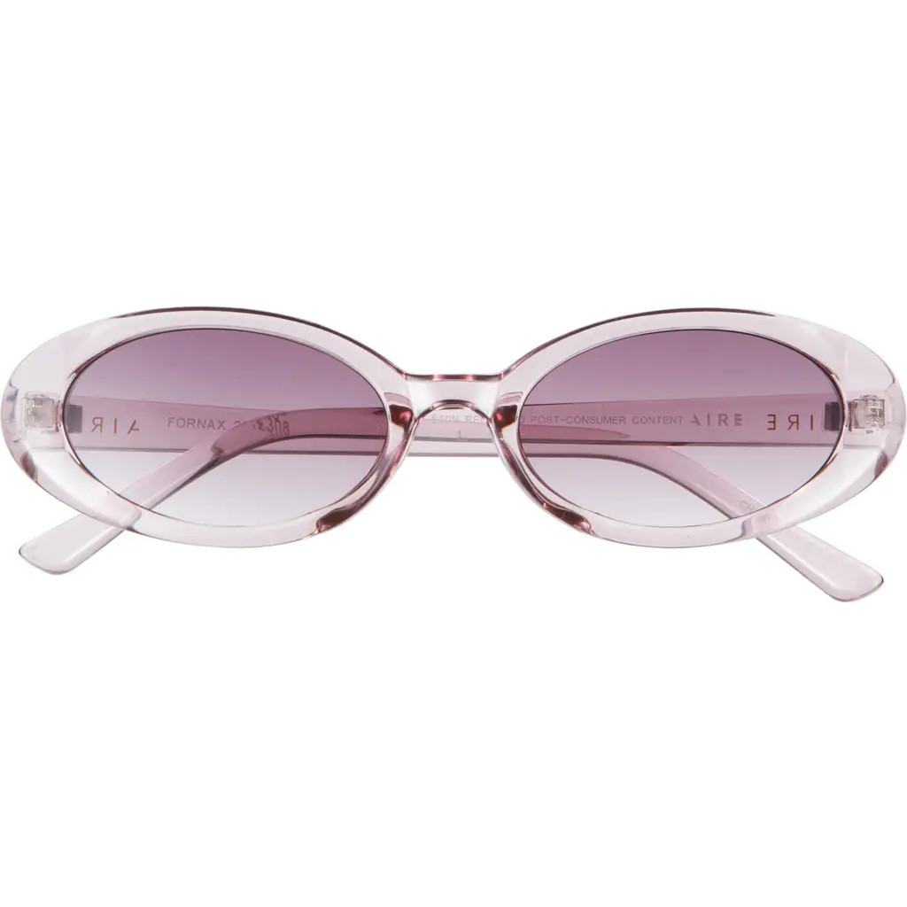 AIRE Fornax 53mm Oval Sunglasses in Mauve /Warm Smoke Grad at Nordstrom | Nordstrom