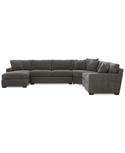 Furniture Radley 5-Piece Fabric Chaise Sectional Sofa, Created for Macy's & Reviews - Furniture -... | Macys (US)
