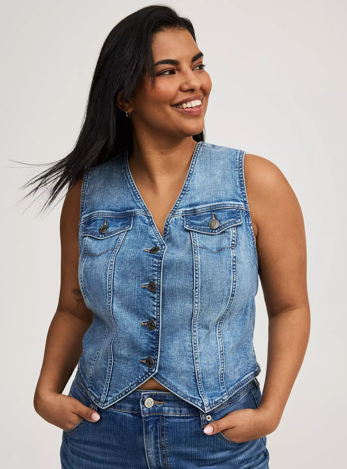 Western Denim Vest | Torrid (US & Canada)