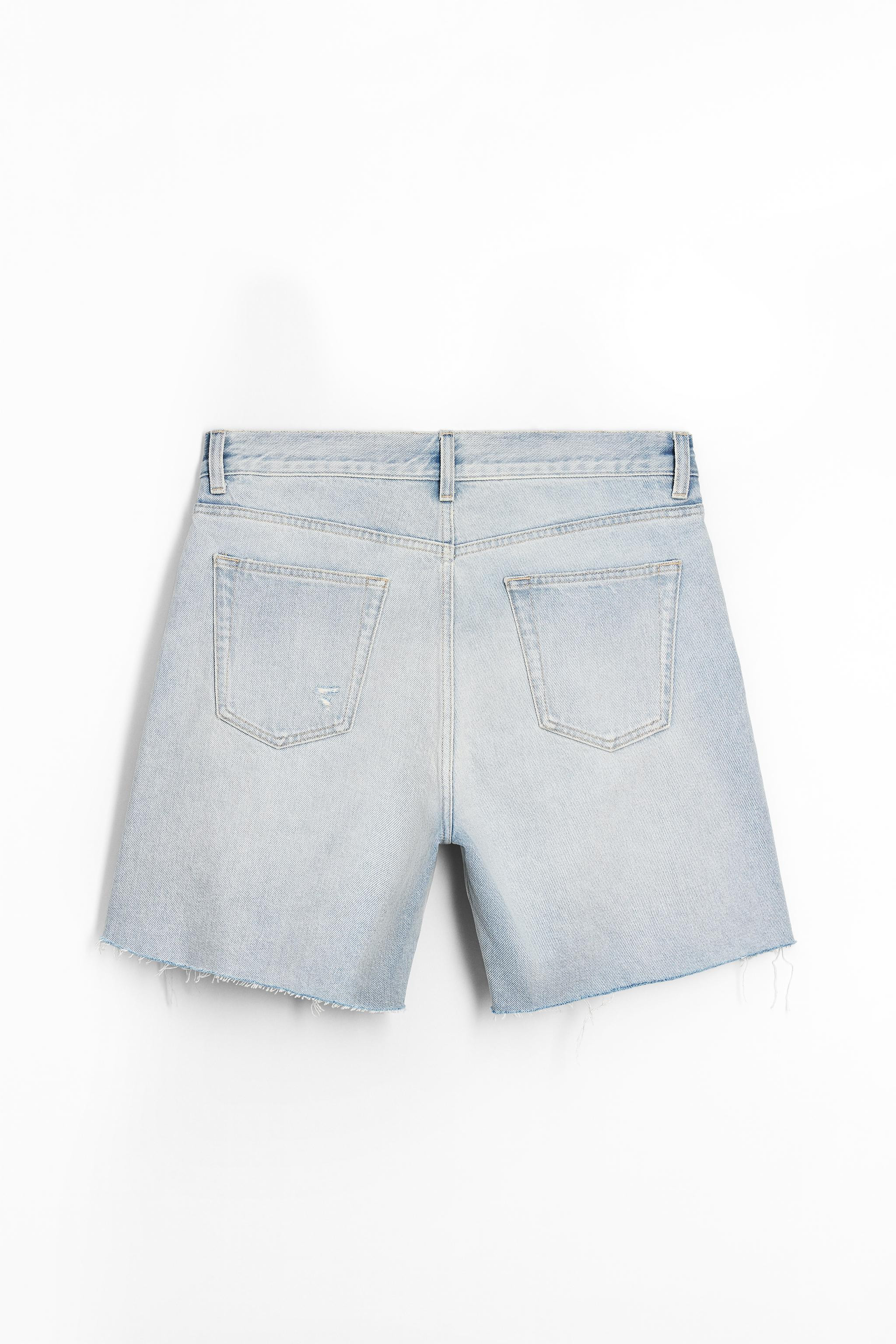 RIPPED DENIM SHORTS ZW COLLECTION | Zara US