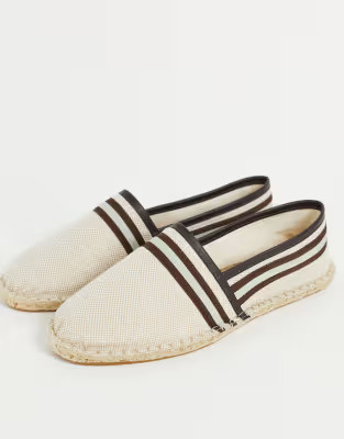 ASOS DESIGN espadrilles in natural weave with grosgrain tape | ASOS | ASOS (Global)
