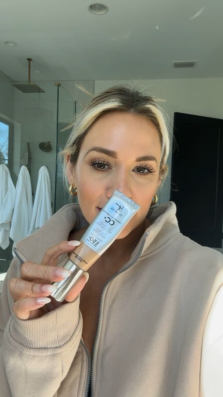 IT cosmetics CC cream on sale + free brush! Use code WELCOME24 for $10 off your first order with a new account! // this cc cream has spf and makes your skin look flawless! Wearing color Medium  

#LTKbeauty #LTKVideo #LTKsalealert