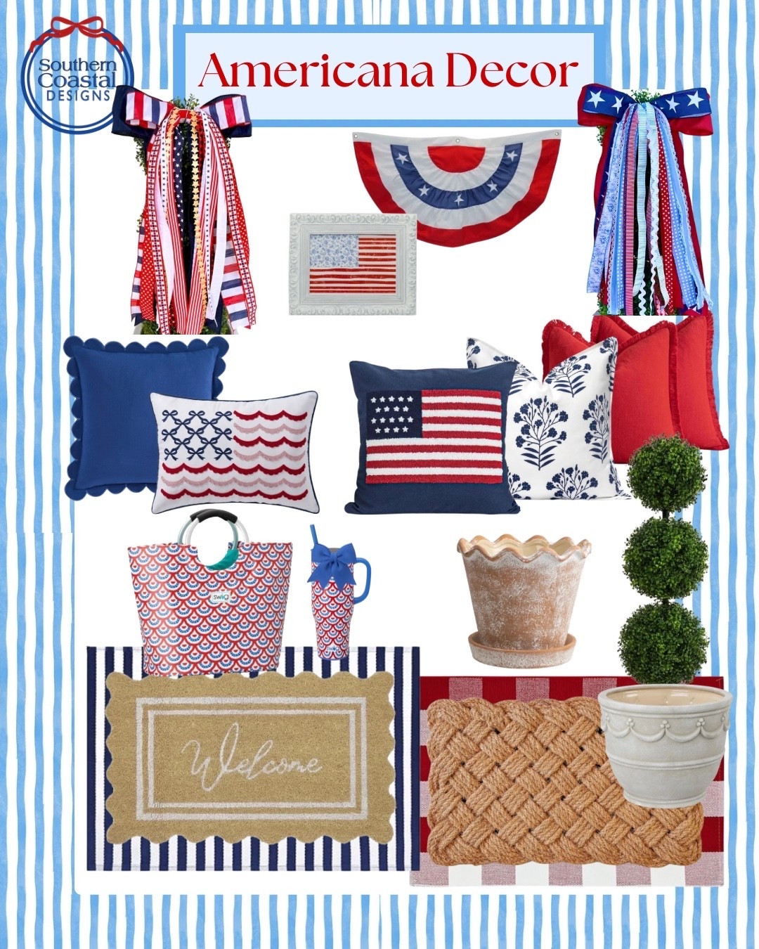 Rounded up some Cute Americana Home Decor!

#LTKSaleAlert #LTKSeasonal #LTKHome