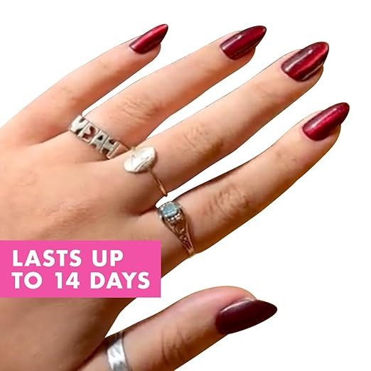 Olive & June Instant Mani Press-On Nails | Glue | Medium Oval | 42 Pieces, 21 Sizes | Non-Toxic, ... | Amazon (US)