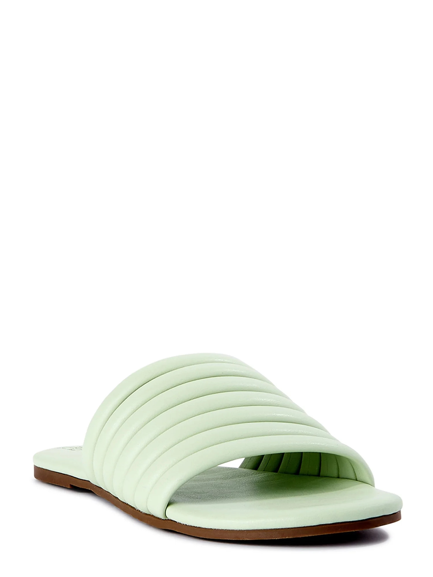 Time and Tru Women's Multi-Band Slide Sandals | Walmart (US)