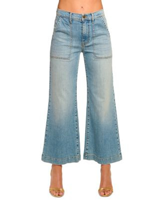 Ramy Brook Clifford Cropped Jeans in Light Wash  | Bloomingdale's Women | Bloomingdale's (US)