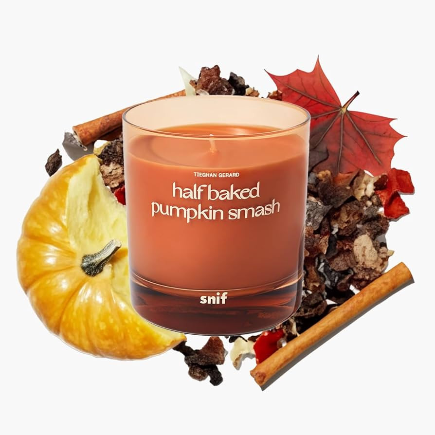 Half Baked Pumpkin Smash Scented Candle by Snif, Festive Fall Candle, 50+ Hours, 100% Cotton Fibe... | Amazon (US)