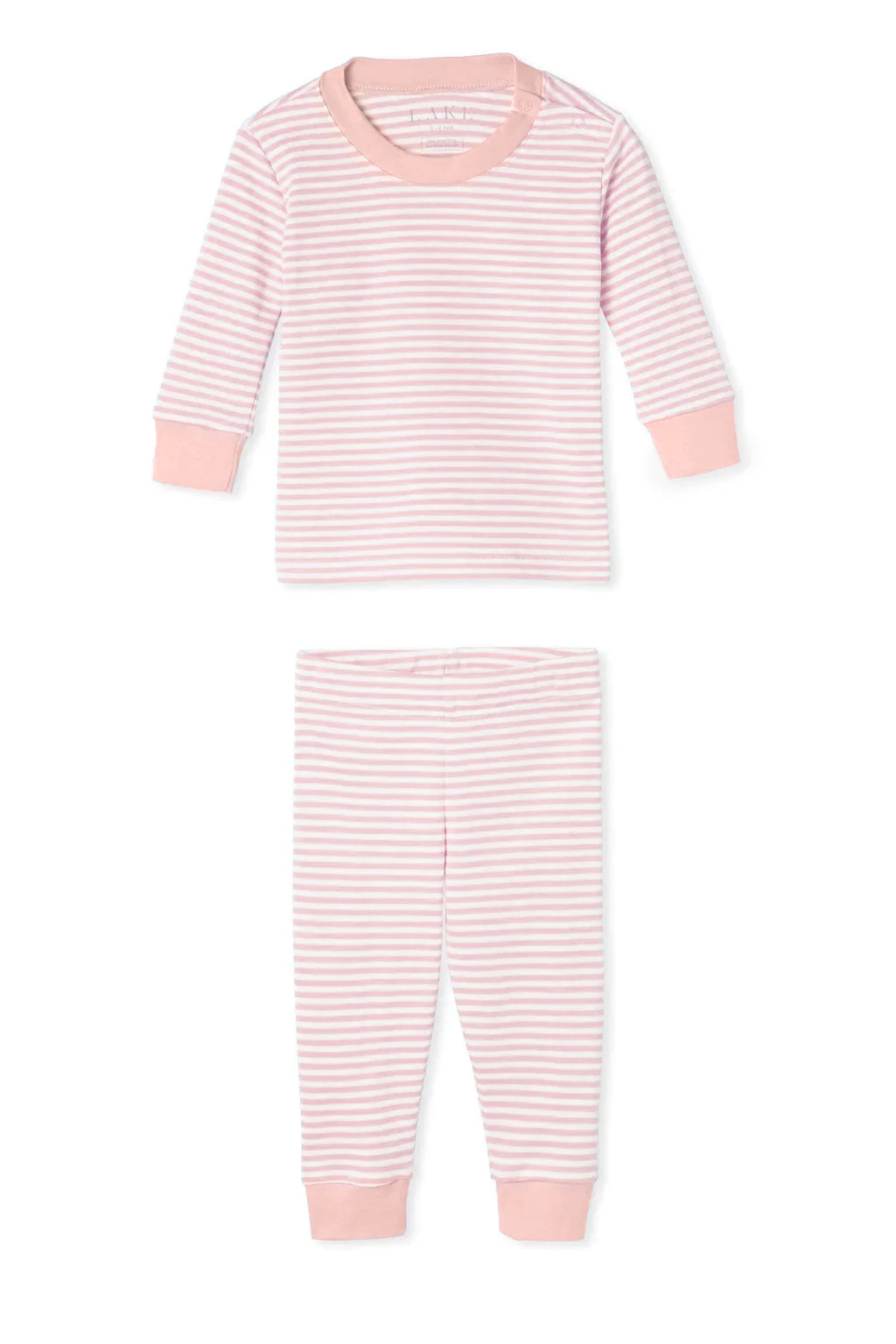 Baby Long-Long Set in English Rose Stripe | Lake Pajamas