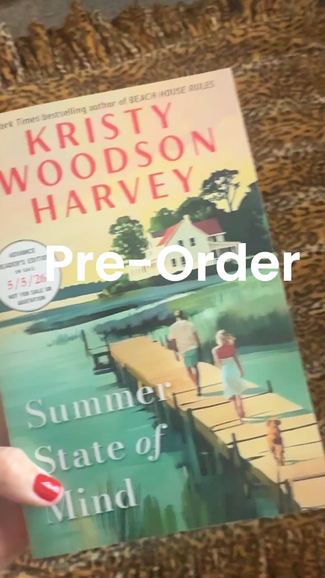 Pre- order

I am so excited … I recieve an advanced copy of Kristy Woodson Harvey her latest book… available May 5

Just in time for Spring break and Summer pool side reads

Order your copy today



Summer state of mind 

#LTKSaleAlert #LTKU #LTKstorytime